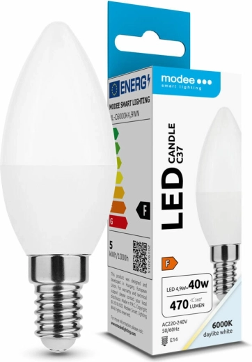 LED kaarslamp E14 4,9 W 470 lm koud wit