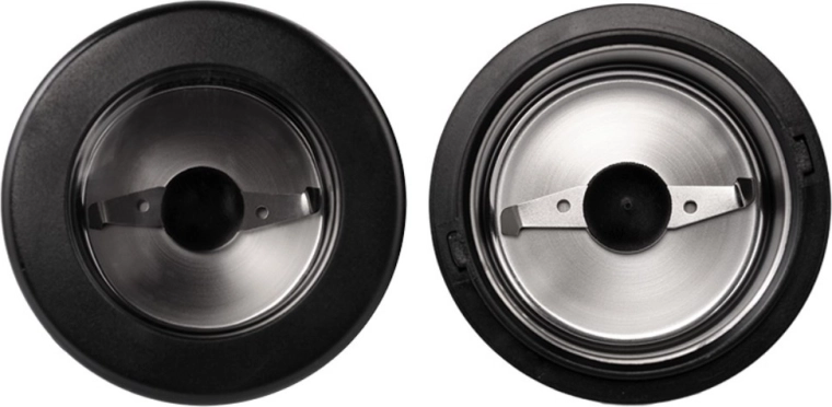 Roestvrijstalen messen en maalkamer