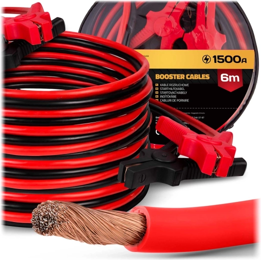 Humberg-startkabels 1500 A, 6 m