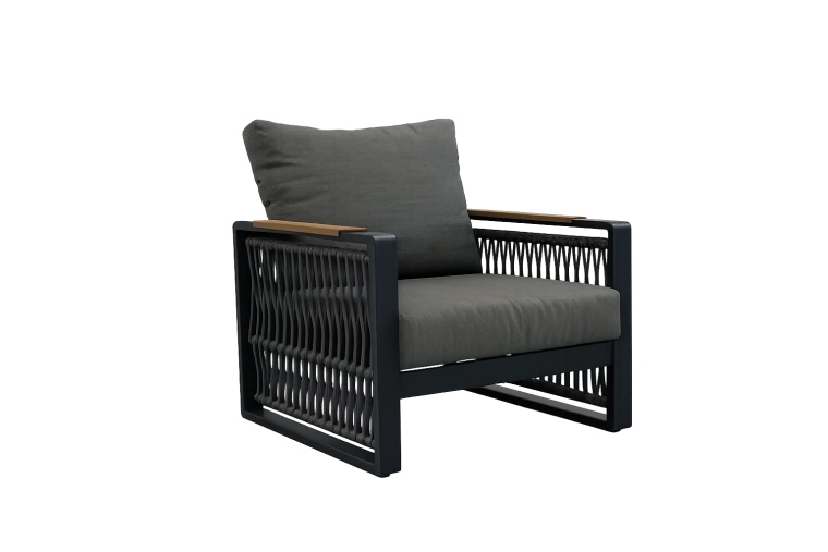 Vlechtwerk van rond touw voor een moderne look