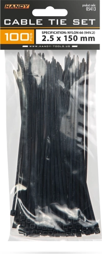 Transparante kabelbinders 150 × 2,5 mm, 100 stuks