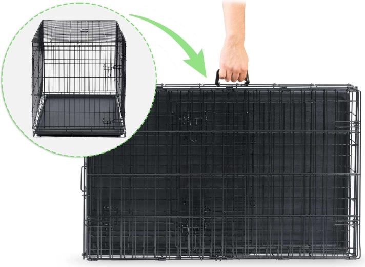 Snel opvouwen tot platte koffer met handgreep