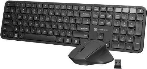 Draadloze set toetsenbord en muis Natec Octopus 2 Bluetooth + 2.4GHz