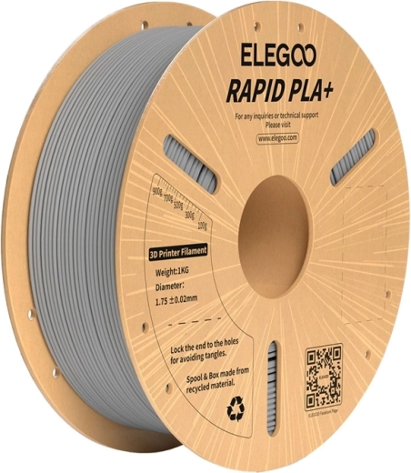 Filament ELEGOO Rapid PLA+ grijs 1,75 mm 1 kg