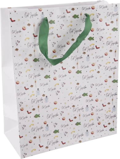Papieren cadeautas van de Kerstman 26 × 12 × 32 cm