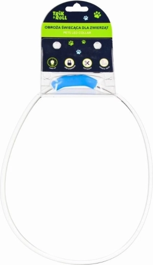 Lichtgevende LED USB-halsband voor hond en kat