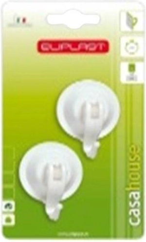 Haakje met zuignap 4,2 cm kunststof, mix kleuren (2 stuks)
