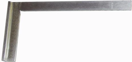 Winkelhaak met aanslag 250 × 125 mm, verzinkt