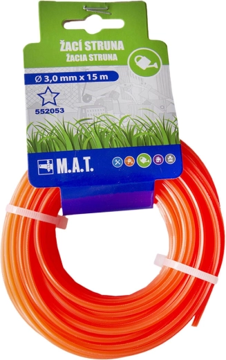 Vervangingssnijdraad ster 3,0 mm × 15 m, oranje