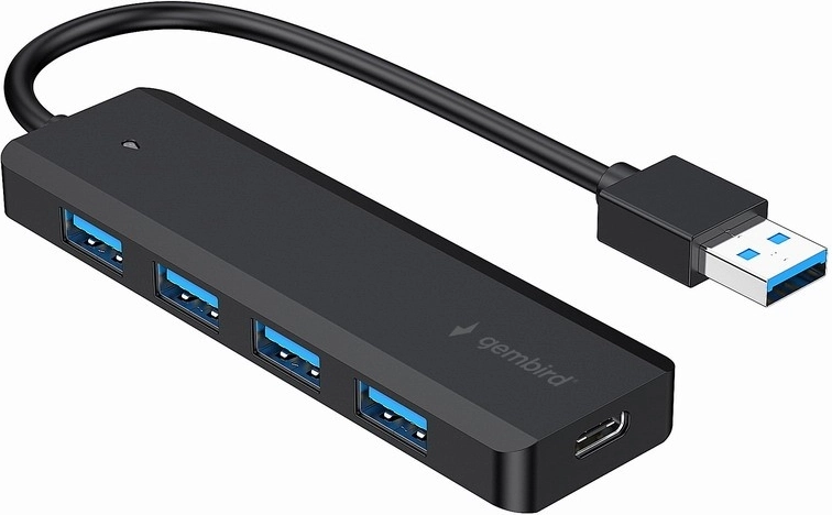 4-poorts USB 3.1-hub met externe voeding via USB‑C