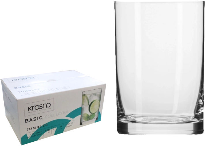 Set glazen Krosno Basic 150 ml (6 stuks)