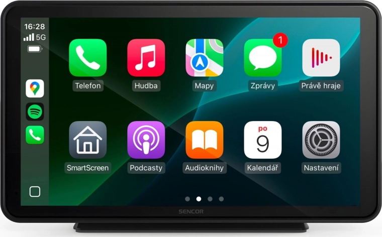 Achteruitrijcamera met 7" display en draadloze Apple CarPlay/Android Auto SCT M760