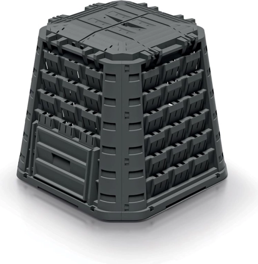 Kunststof tuincomposteerder EVOGREEN VARIO 450 l, zwart