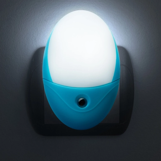 Phenom LED-nachtoriëntatielamp met lichtsensor, blauw