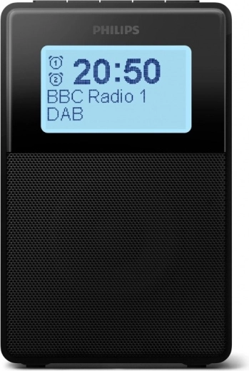 Philips wekker-radio met DAB+/FM en Bluetooth, spatwaterdicht