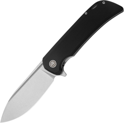 Vouwmes Petrified Fish Tunny, zwart G10, stonewash lemmet 9,8 cm