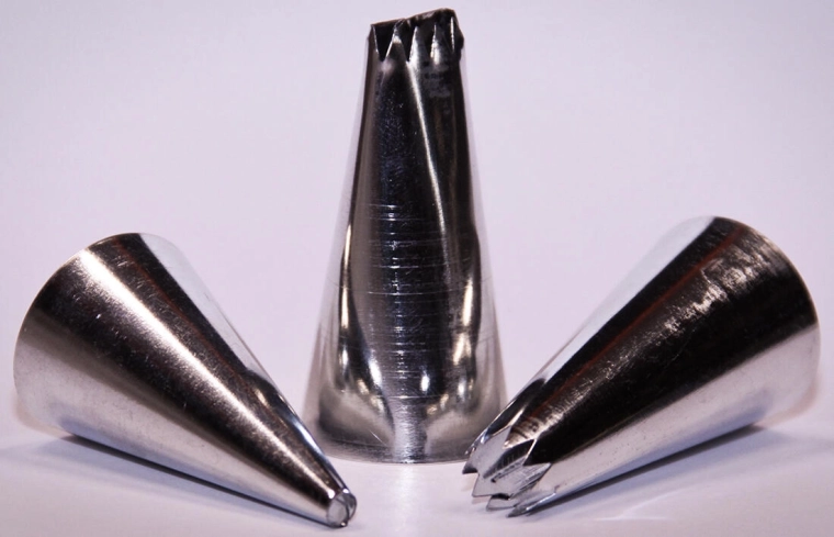 Set spuitmondjes – 3 delen, vertind plaatstaal, mix van vormen