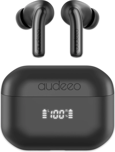 Draadloze oordopjes TWS Novatune zwart met ANC