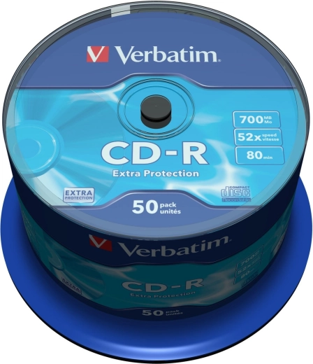 Verbatim CD-R Extra Protection 700 MB 52x - 50 stuks