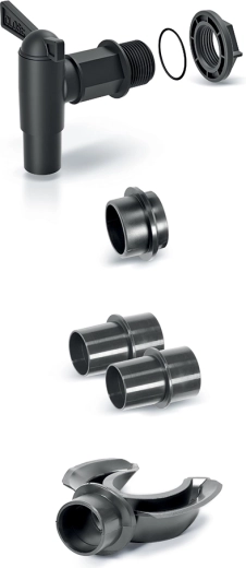 Accessoireset voor regentonnen ICANSET 3 (5-delig)