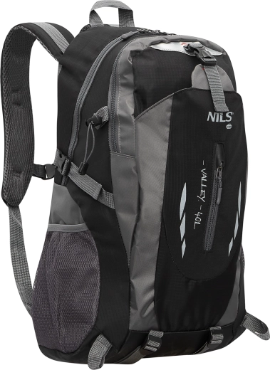 toeristische rugzak NILS Camp Valley 40 l zwart