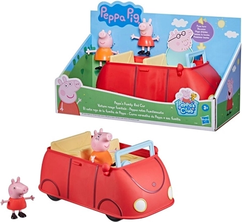 Peppa Pig gezinsauto met figuren