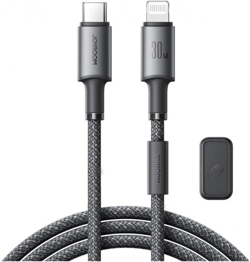 Joyroom kabel USB‑C naar Lightning 30 W, 1,2 m, grijs