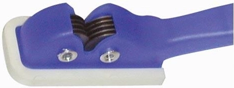 Messenslijper met handgreep en antislipvoet, mix van kleuren