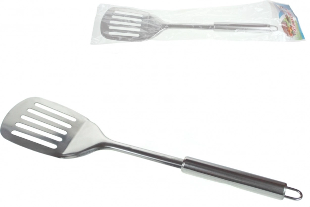 Stalen keuken spatel met gaten 34 × 8 cm