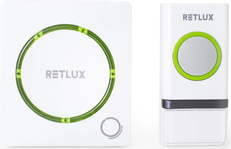 Draadloze deurbel RETLUX met drukknop