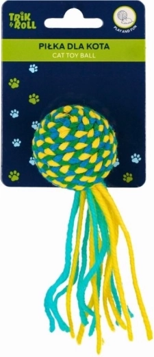 Kattenspeeltje: balletje met franjes