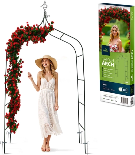 Tuinpergola met boog 265 cm PLONOS