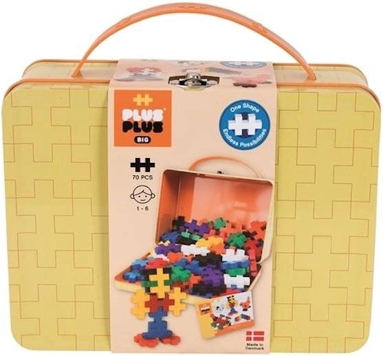 Metalen koffertje PLUS-PLUS BIG Basic – 70 stukjes