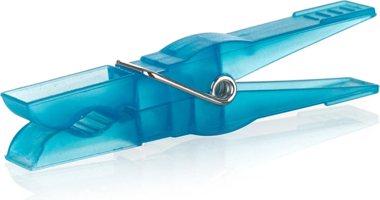 Kunststof wasknijpers Economy, mix van kleuren, 24 stuks