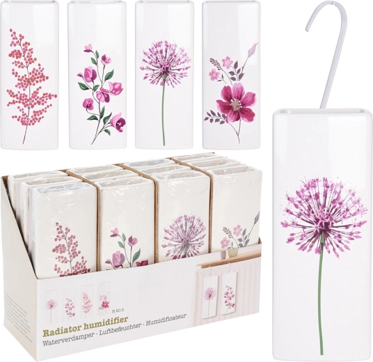 Keramische radiatorverdamper Bloemen, 20,5 × 8 × 3,5 cm