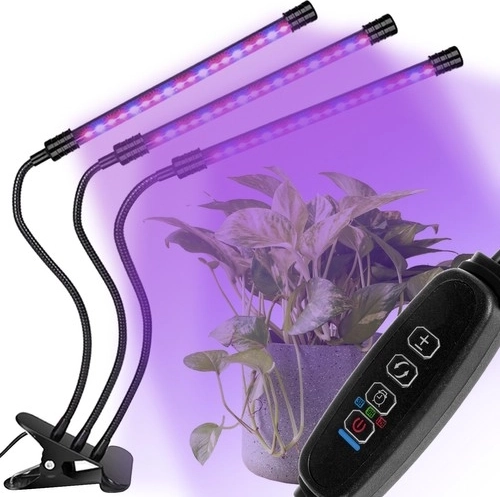 Waterdichte LED kweeklamp met 3 panelen, timer en afstandsbediening GARDLOV