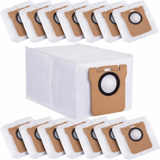 Renew Force synthetische zakken voor zelfreinigend/automatisch leegstation voor Xiaomi en Dreame (15 stuks)