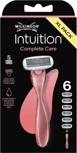 Wilkinson Intuition complete care xl pack dames scheermesje + 6 vervangkoppen