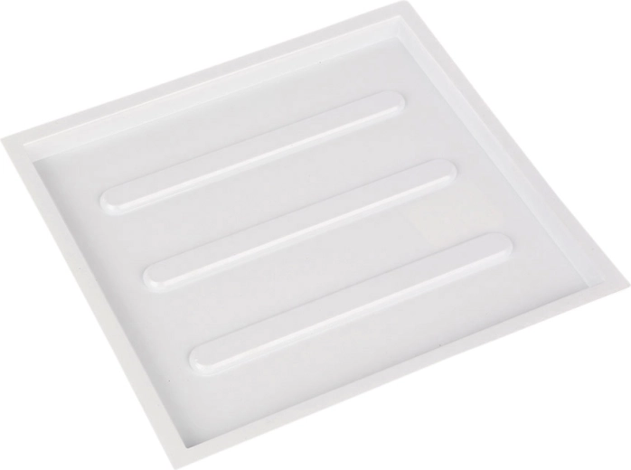 Metpol witte afdruipbak 28 × 26 cm voor afdruiprek