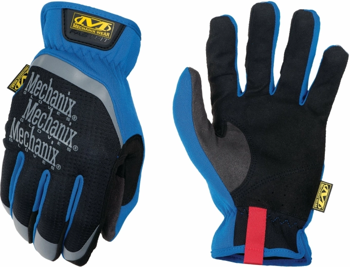 Werkhandschoenen Mechanix FastFit Blue XXL zwart/blauw