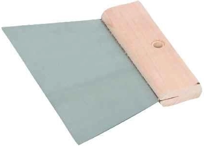 Stalen vlakspaan 180 mm met houten handgreep