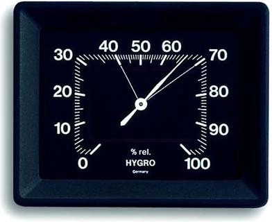 Mechanische hygrometer TFA, zwart