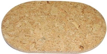 Kurken ovale placemats 29 × 19 cm, set van 6 stuks