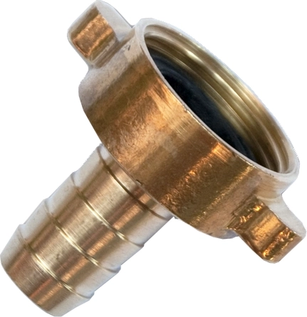 Messing adapter met binnendraad 3/4" naar slang 13 mm