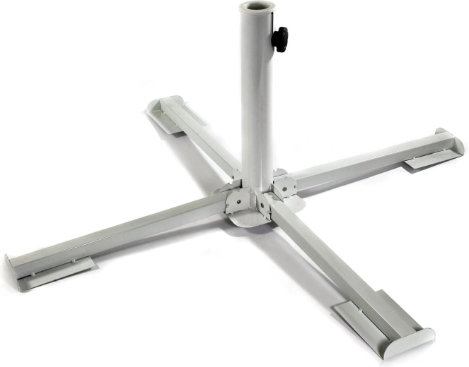 Metalen parasolvoet – wit
