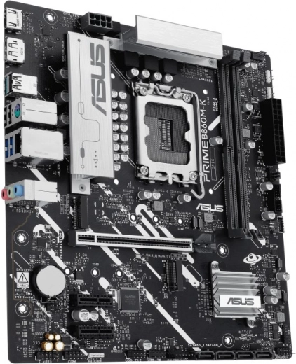 asus prime b860m-k mATX moederbord met LGA1851 en DDR5