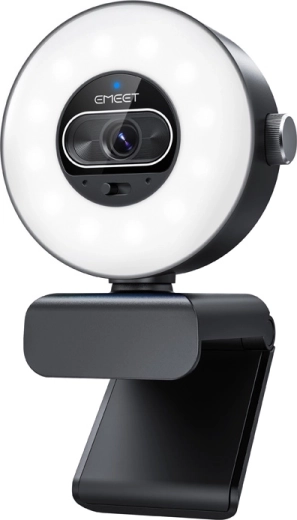 Webcam EMEET SmartCam S600L 4K met ringlicht