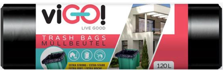 Vuilniszakken VIGO DeLuxe 120 l, 10 st.