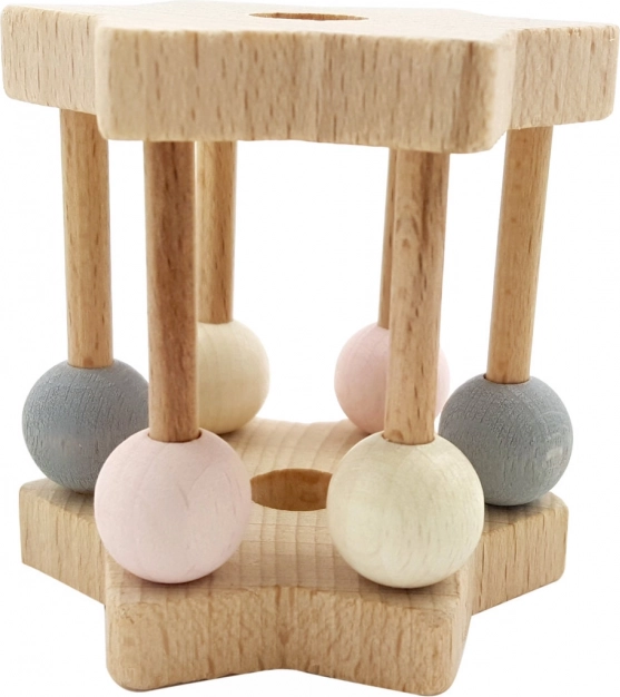 Rammelaar sterretje roze