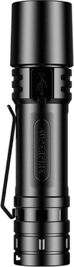 Zaklamp Superfire SF05 met USB-C opladen 156 lm
